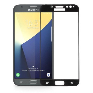 Geam Protectie Display Samsung Galaxy J7 J730 2017 Acoperire Completa Negru