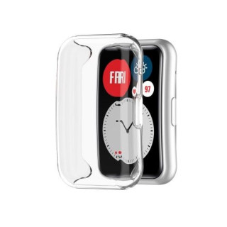 Husa Ceas Smartwatch Huawei Watch Fit TPU Transparenta