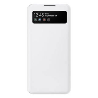 Husa de protectie Samsung S View Wallet Cover A42 (5G), White
