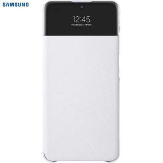 Husa de protectie Samsung Smart S View Wallet Cover A32, White
