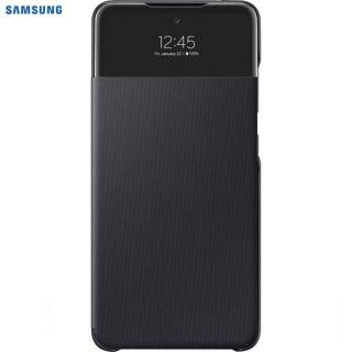 Husa de protectie Samsung Smart S View Wallet Cover Galaxy A52, Black