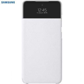 Husa de protectie Samsung Smart S View Wallet Cover Galaxy A52, White
