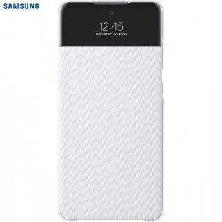 Husa de protectie Samsung Smart S View Wallet Cover Galaxy A72, white