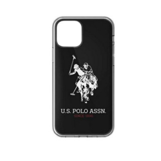 Husa de protectie US Polo USHCP12STPUHRBK Silicone Big Horse iPhone 12 Mini Black