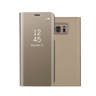 Husa Flip Cu Afisaj Samsung Galaxy S7 edge G935 Aurie
