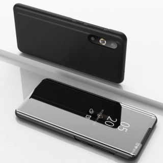 Husa Flip Cu Stand Samsung Galaxy A50 Tip Oglinda Neagra