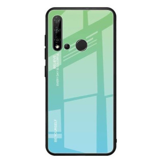 Husa Huawei P20 Lite 2019 / Nova 5i Cu Spate Din Sticla Verde