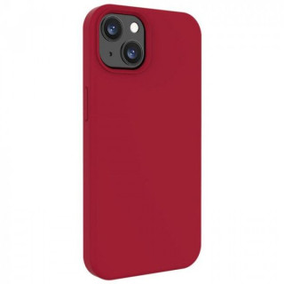 Husa iPhone 13 Lemontti Liquid Silicon Dark Red