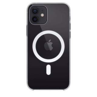 Husa Telefon iPhone 12 Mini Dura Cu Suport Incarcare MagSafe Transparenta