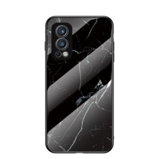 Husa Telefon OnePlus Nord 2 5G Dura Cu Spate Din Sticla Neagra