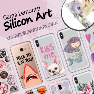 Lemontti Husa Silicon Art iPhone XS / X Nice To Eat You