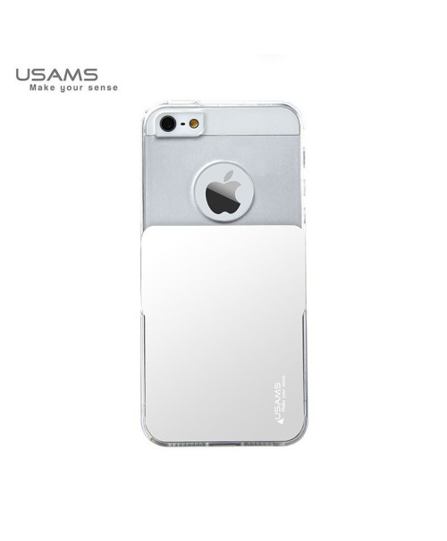 Husa Usams Smart Series Apple Iphone 5, 5S, 5SE Alba
